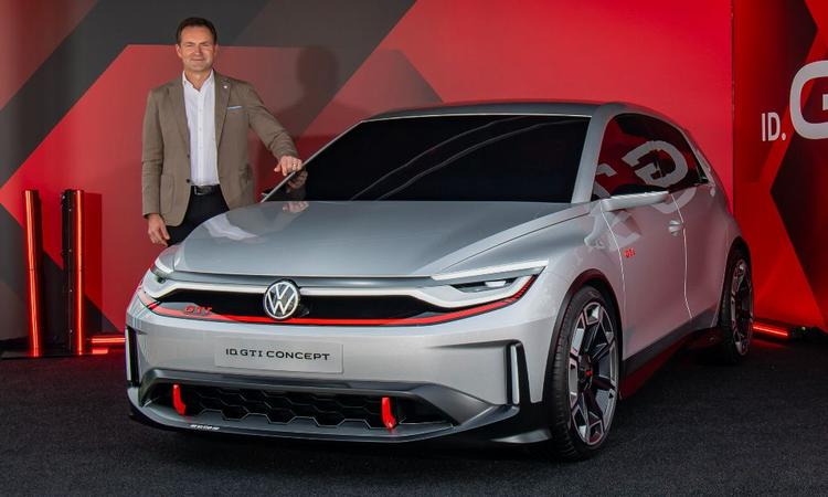 Volkswagen’s head of design, Andreas Mindt, confirmed the ID. GTI electric hot hatch's arrival in a candid post on social media.