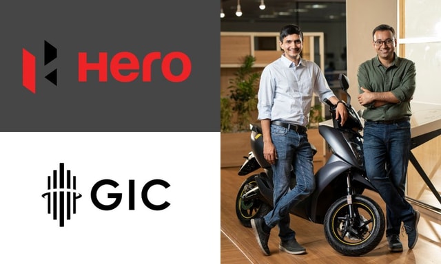 Hero Motocorp And GIC To Invest Rs 900 Crore In Ather Energy  Hero Motocorp And GIC To Invest Rs 900 Crore In Ather Energy