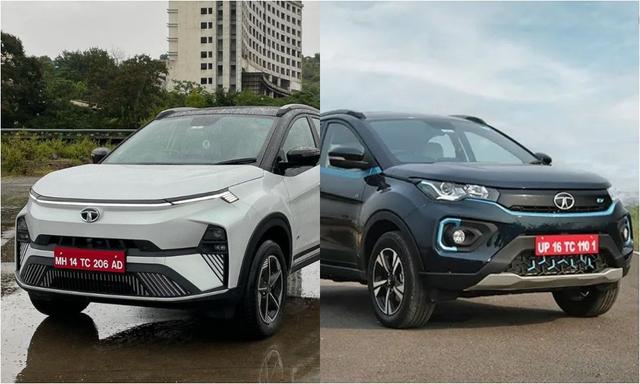 The Nexon EV is set to receive its first major cosmetic and feature update since its launch in 2020. We take a look at just how the design has changed.