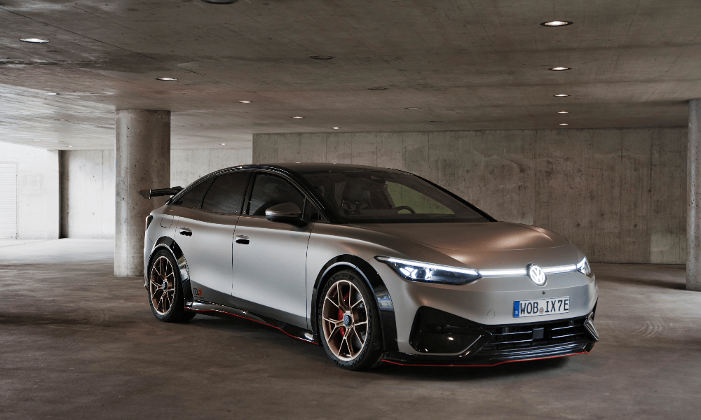 Volkswagen Unveils High-Performance Concept ID.X Electric Sports Sedan at ID. Treffen Event Volkswagen Unveils High-Performance Concept ID.X Electric Sports Sedan at ID. Treffen Event