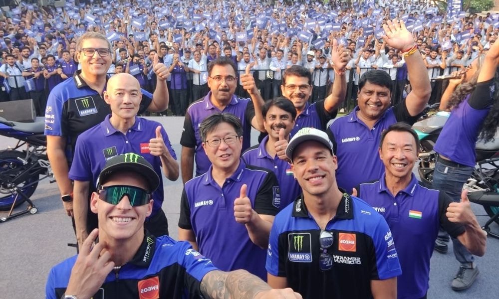 MotoGP Bharat: Fabio Quartararo And Franco Morbidelli Meet Yamaha India Employees Prior To the IndianOil GP MotoGP Bharat: Fabio Quartararo And Franco Morbidelli Meet Yamaha India Employees Prior To the IndianOil GP