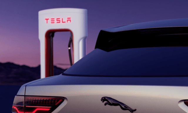 Jaguar Partners With Tesla For NACS Port Integration