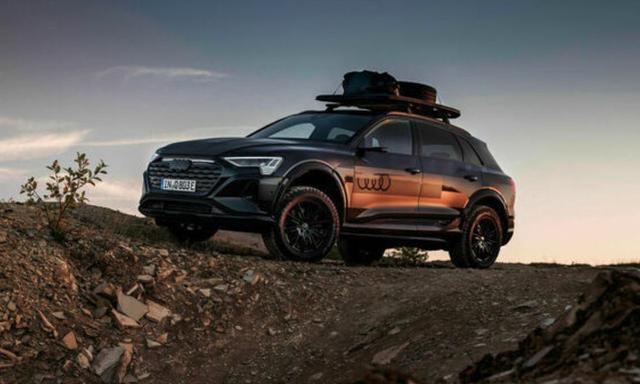 Audi Q8 E-Tron 'Edition Dakar' Debuts With Increased Ground Clearance, All-Terrain Tyres