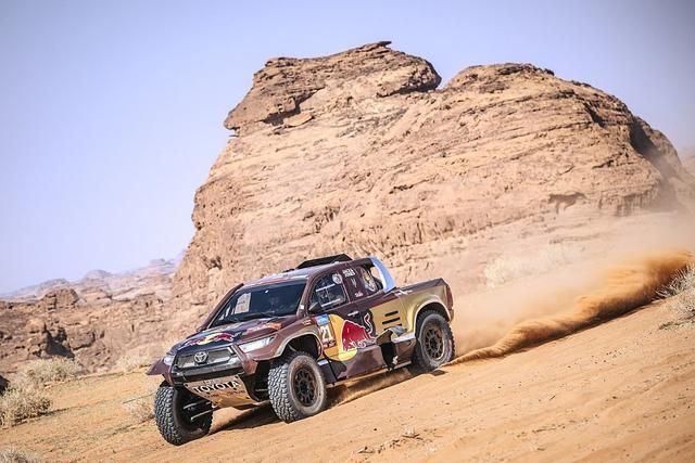 Guillaume de Mevius of Overdrive Toyota clinches an unexpected victory in Dakar's first full stage, leaping from 32nd to secure his maiden Dakar stage win