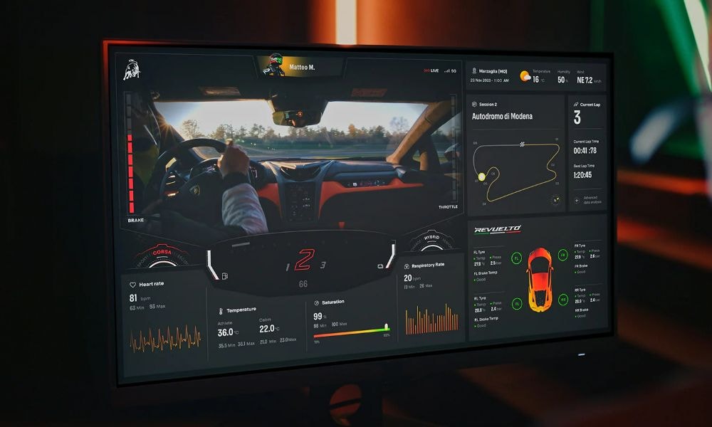 CES 2024: Lamborghini Unveils Telemetry X Track Connectivity Concept CES 2024: Lamborghini Unveils Telemetry X Track Connectivity Concept