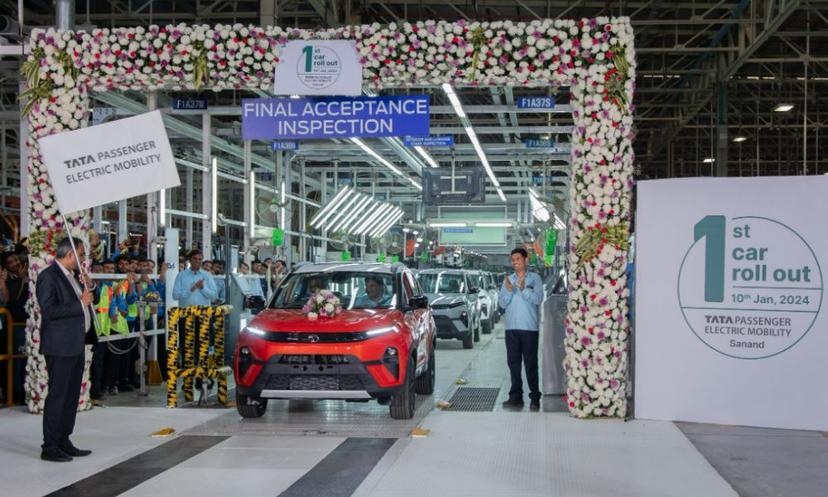 Tata To Roll Out EVs From Sanand Plant From April 2024