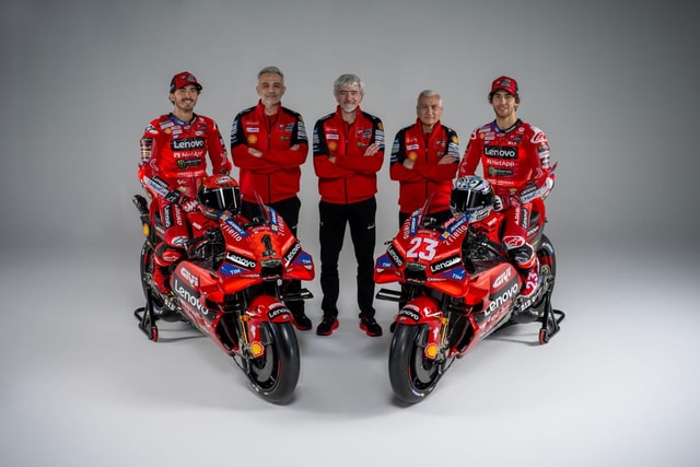 Ducati Unveils 2024 MotoGP Livery; Bagnaia And Bastianini Both Aiming For Title Ducati Unveils 2024 MotoGP Livery; Bagnaia And Bastianini Both Aiming For Title