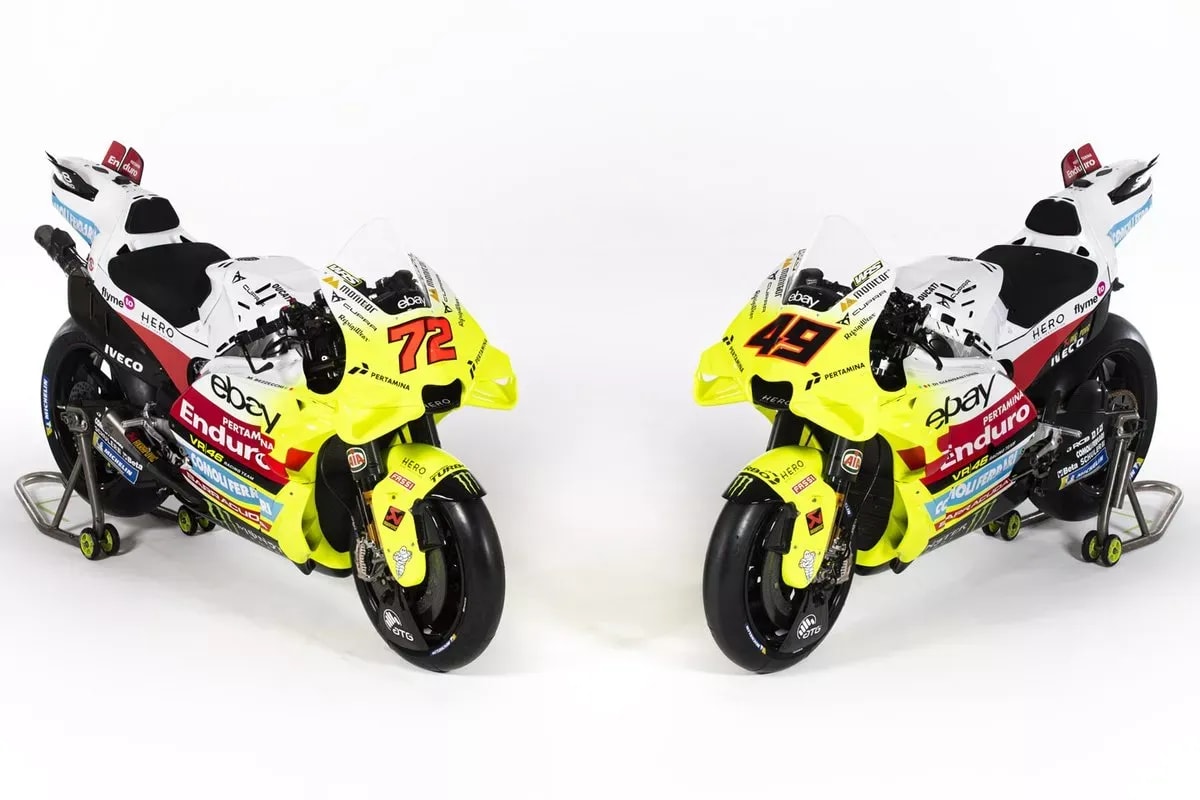 Valentino Rossi’s VR46 MotoGP Team Reveals New Fluorescent Livery For 2024 Season Valentino Rossi’s VR46 MotoGP Team Reveals New Fluorescent Livery For 2024 Season