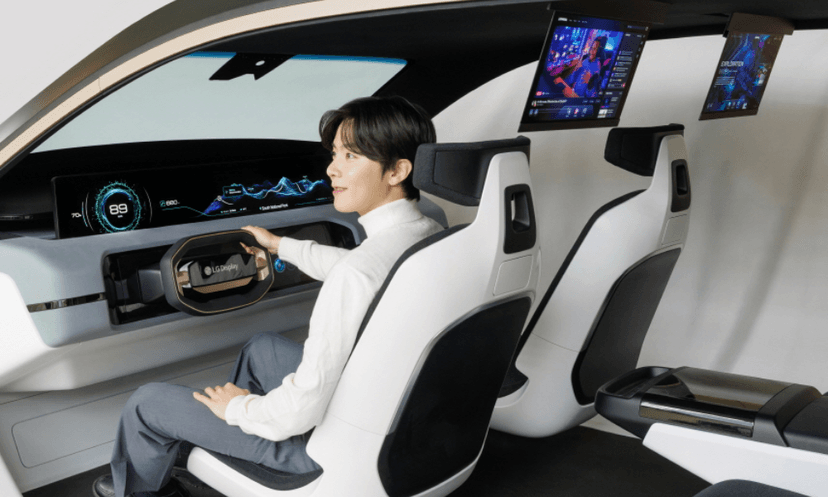 LG Unveils Next-Gen Automotive Displays with Switchable Privacy Mode 