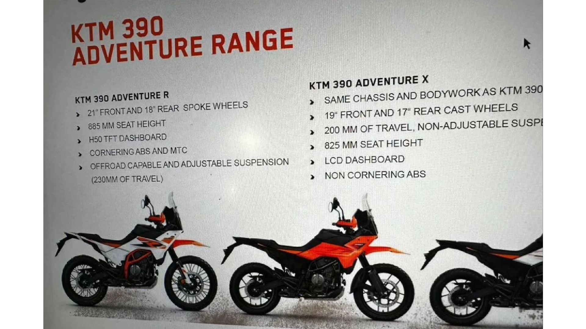2025 KTM 390 Adventure Details Leaked 2025 KTM 390 Adventure Details Leaked
