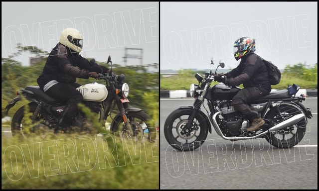 Updated Royal Enfield Hunter 350, Interceptor 650 Spotted On Test  Updated Royal Enfield Hunter 350, Interceptor 650 Spotted On Test