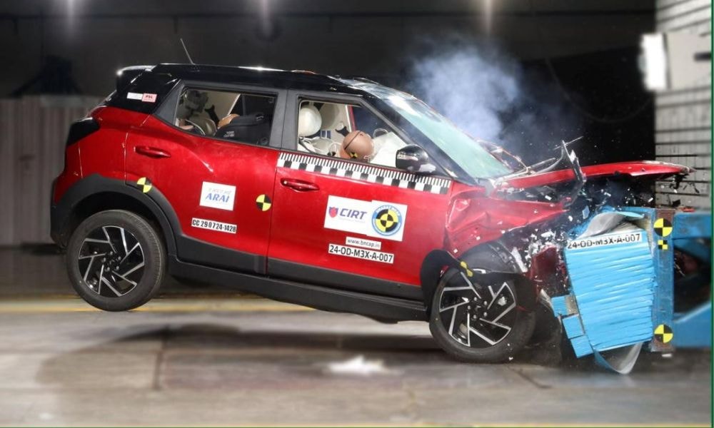 Mahindra XUV 3XO Awarded 5-Star Bharat NCAP Crash Test Safety Rating Mahindra XUV 3XO Awarded 5-Star Bharat NCAP Crash Test Safety Rating
