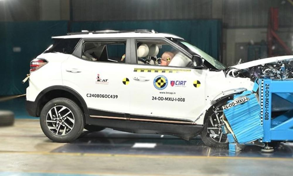 Mahindra XUV400 Secures 5-Star Rating In Bharat NCAP Crash Tests Mahindra XUV400 Secures 5-Star Rating In Bharat NCAP Crash Tests