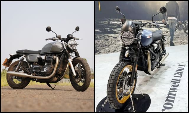 The Cromwell series of motorcycles are the top-of-the-range in Brixton India's portfolio. Here are detailed images of the Cromwell 1200 and the Cromwell 1200 X bikes.