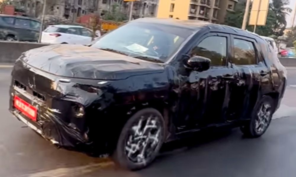 Maruti Suzuki Grand Vitara Facelift Spied On Test Maruti Suzuki Grand Vitara Facelift Spied On Test