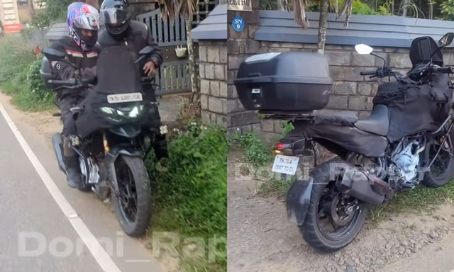 Upcoming 300 cc TVS Adventure Motorcycle Spotted Testing Upcoming 300 cc TVS Adventure Motorcycle Spotted Testing
