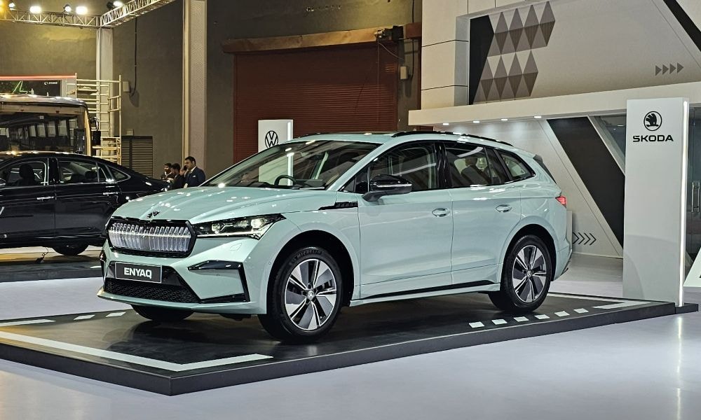 Bharat Mobility Global Expo 2024: Skoda Enyaq EV Makes India Debut Ahead Of Launch Bharat Mobility Global Expo 2024: Skoda Enyaq EV Makes India Debut Ahead Of Launch