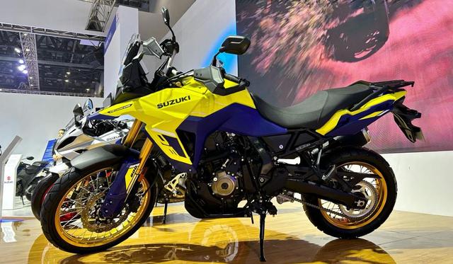 Suzuki V-Strom 800 DE Unveiled At Bharat Mobility Global Expo 2024