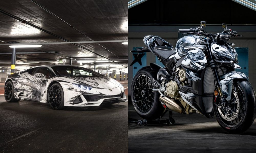 Lamborghini, Ducati Reveal An Artistic Huracan Evo And Streetfighter V4 Lamborghini, Ducati Reveal An Artistic Huracan Evo And Streetfighter V4