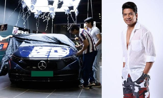 Indian Playback Singer Shaan Takes Delivery Of Mercedes-Benz EQS