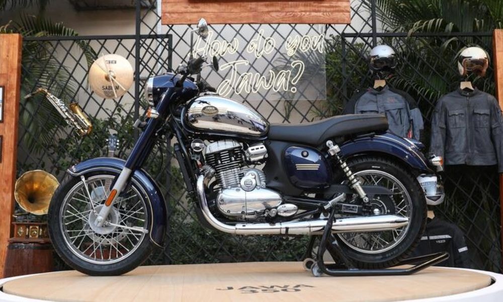 Jawa 350 Blue Showcased At Mahindra Blues Festival Jawa 350 Blue Showcased At Mahindra Blues Festival
