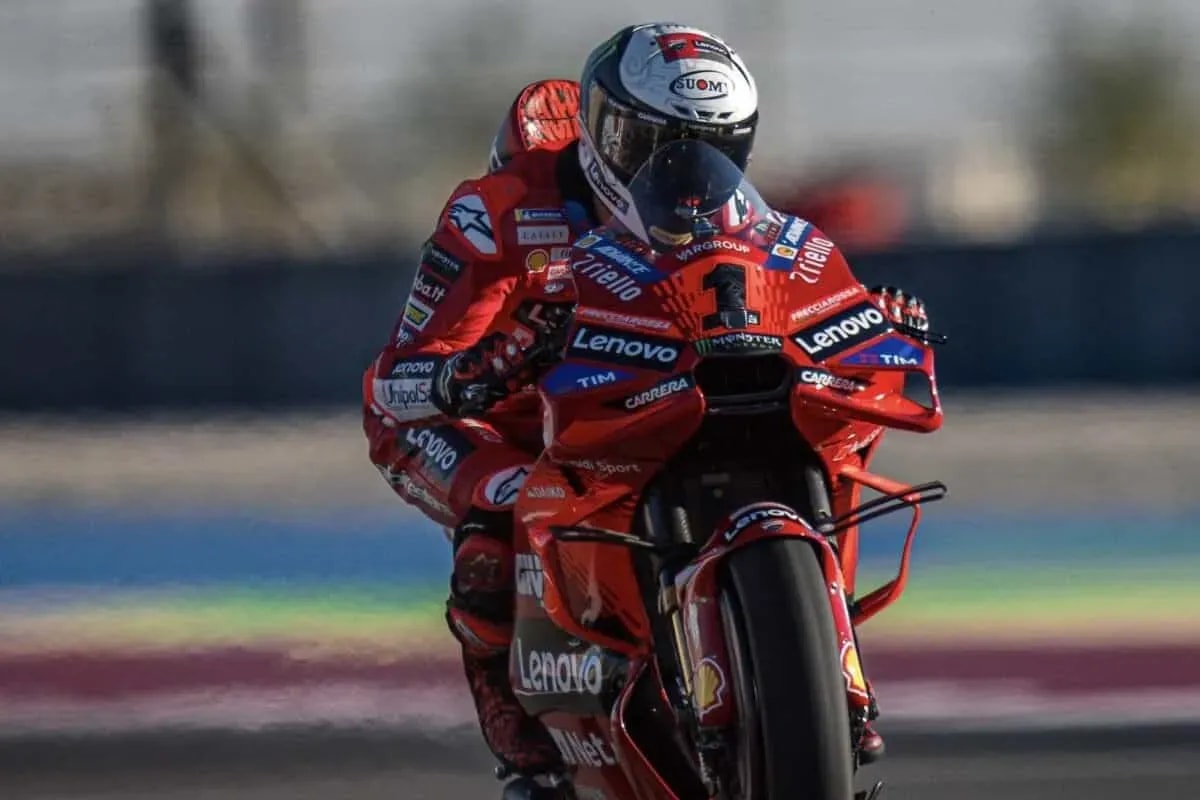 Francesco Bagnaia Sets The Pace On Day One Of Qatar MotoGP Test Francesco Bagnaia Sets The Pace On Day One Of Qatar MotoGP Test