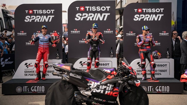 MotoGP Sprint: Maverick Vinales Clinches Heroic First Aprilia Sprint Win In Portugal MotoGP Sprint: Maverick Vinales Clinches Heroic First Aprilia Sprint Win In Portugal