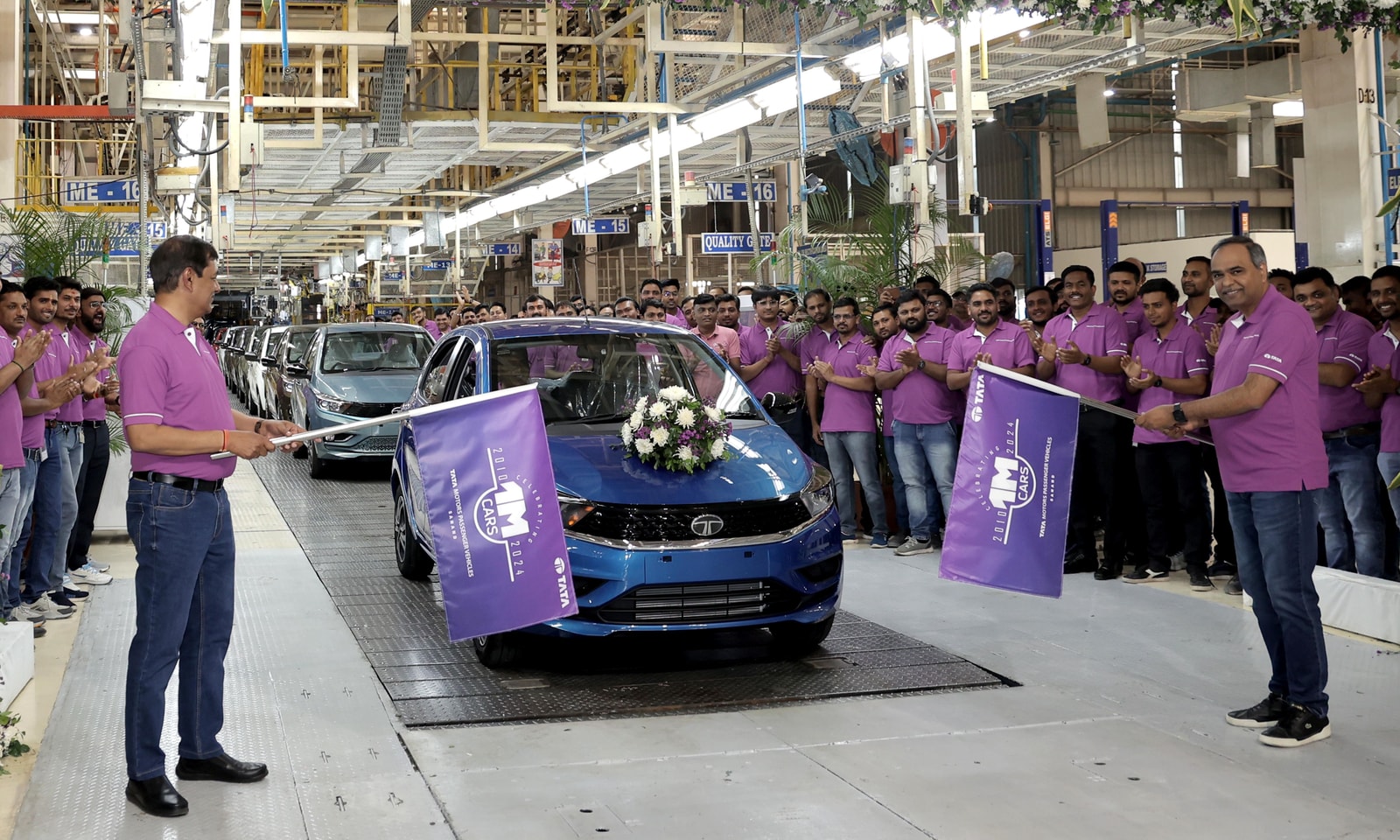 Tata Motors Announces Roll-Out Of 1 Millionth Car From Its Sanand Plant Tata Motors Announces Roll-Out Of 1 Millionth Car From Its Sanand Plant