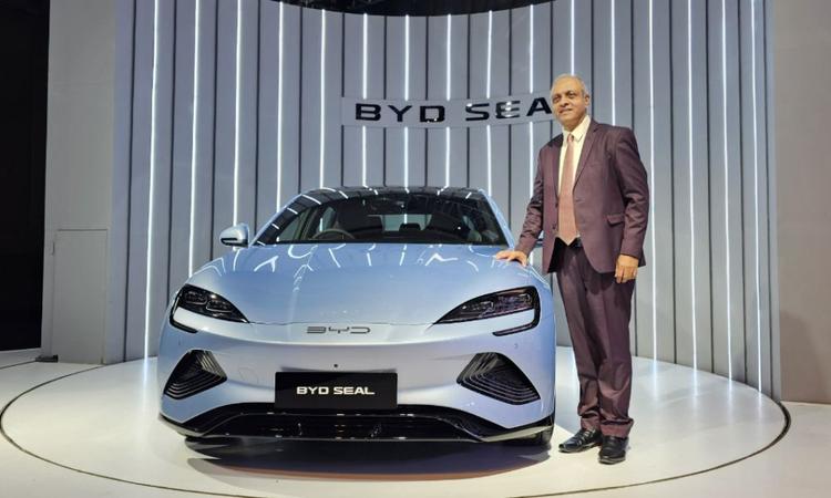 All-electric sedan is BYD’s third EV for the Indian market and also its most expensive.
