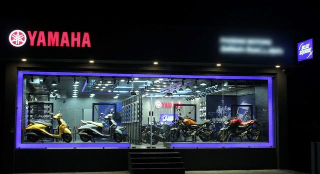 The showrooms are distributed across all four regions of India.