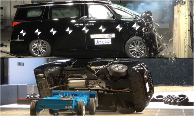 New Toyota Vellfire Secures 4-Star Rating In JNCAP Crash Tests