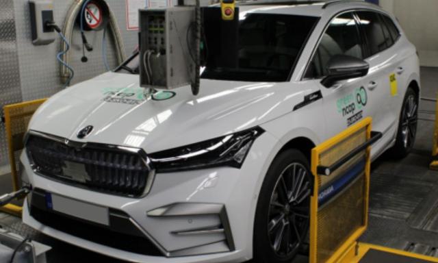 Skoda’s first all-electric SUV, the Enyaq, has scored 96 per cent overall in the tests. 