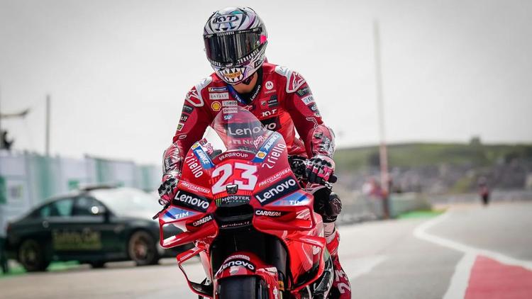 Ducati’s ‘Beast’ clinched his first pole position in red at the Portuguese Grand Prix in a thrilling battle with Maverick Vinales and Marc Marquez.