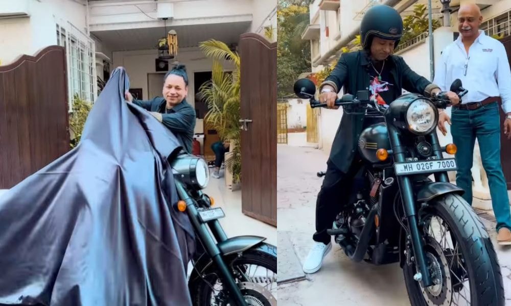 Singer Kailash Kher Takes Delivery Of A Jawa Perak  Singer Kailash Kher Takes Delivery Of A Jawa Perak