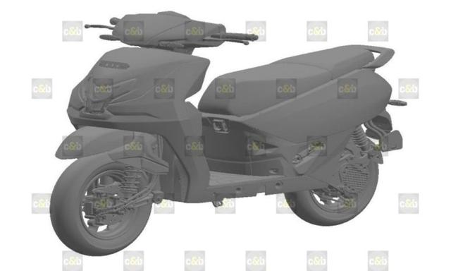 The patent image suggests the upcoming scooter to be more affordable yet larger in proportions compared to the Vida V1