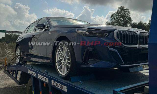 The new-gen BMW 5 Series was spotted for the first time in the country on a flatbed truck, hinting at an imminent launch
