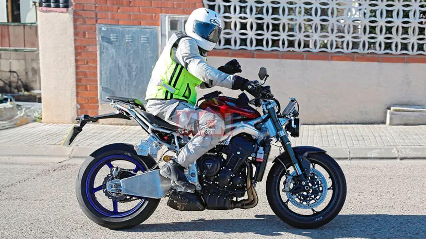 We rode the new Triumph Street Triple in Spain barely a year ago, but now, latest spy shots reveal that Triumph may be working on yet another update.