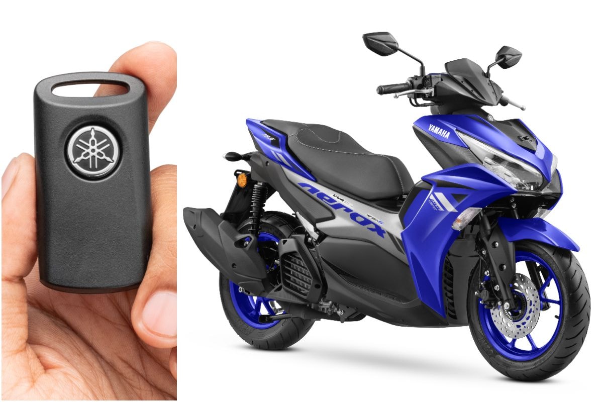 Yamaha Aerox 155 With Smart Key Launched; Priced At Rs. 1.51 Lakh  Yamaha Aerox 155 With Smart Key Launched; Priced At Rs. 1.51 Lakh
