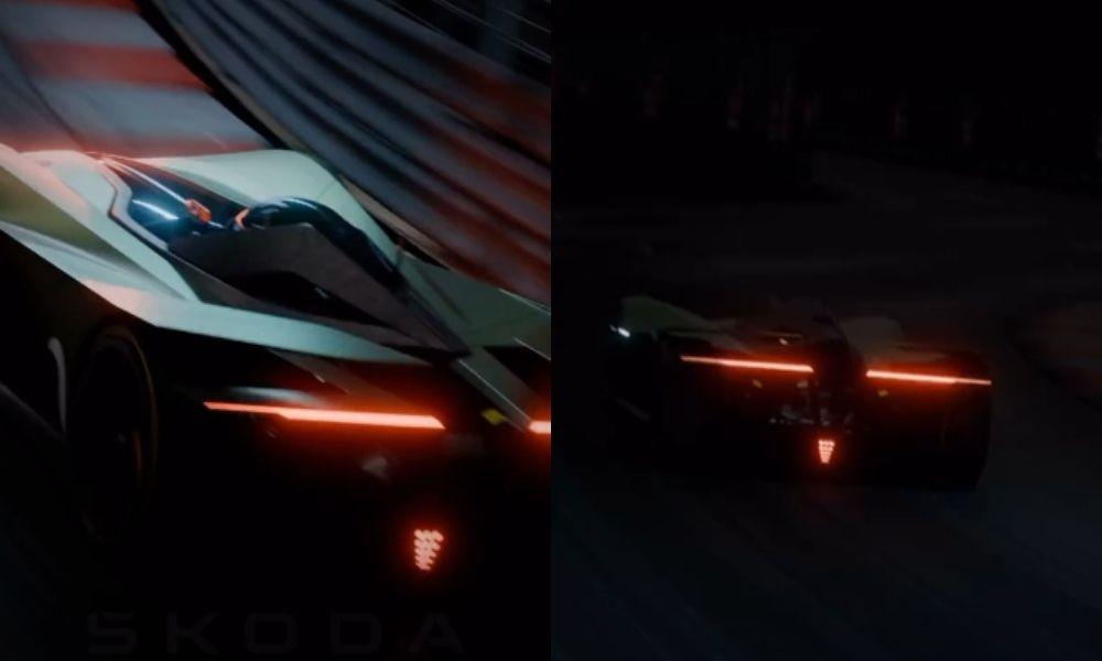 Skoda Auto has dropped a teaser of the Vision Gran Turismo that previews an open-top racer of the future that will feature in the Gran Turismo video game