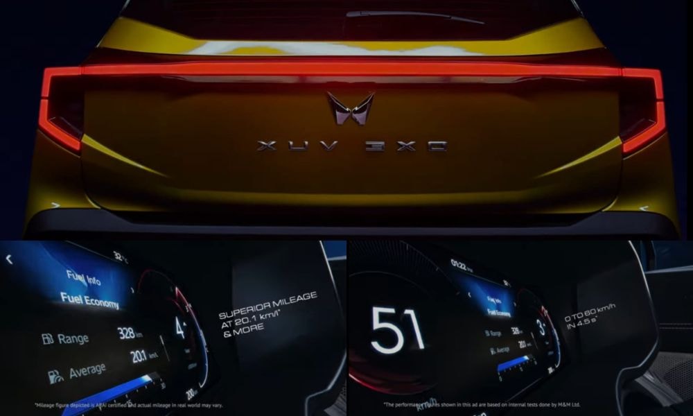 Mahindra XUV 3XO Fuel Efficiency, Acceleration Time Revealed In New Promo Mahindra XUV 3XO Fuel Efficiency, Acceleration Time Revealed In New Promo