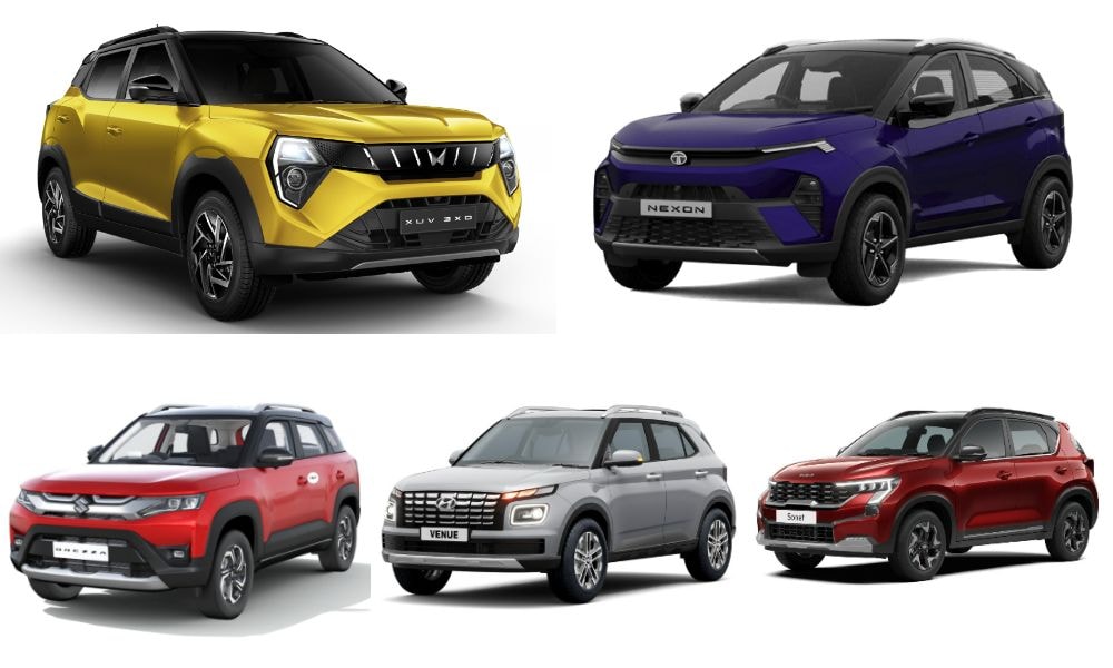 Mahindra XUV 3XO Vs Nexon, Sonet, Venue And Brezza: Features Comparison Mahindra XUV 3XO Vs Nexon, Sonet, Venue And Brezza: Features Comparison