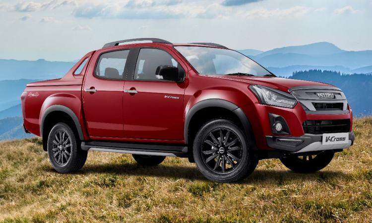 The D-Max V-Cross gains a new variant for 2024 named ‘Prestige’ with darkened exterior styling elements. 