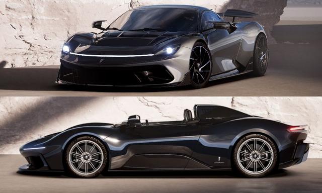 Both all-electric hypercars get two special editions inspired by the iconic DC Comics hero and his civilian identity.