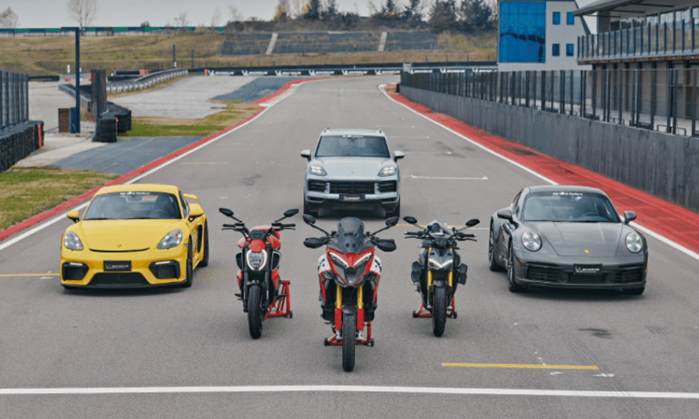 Porsche & Ducati Team Up For A Two-Day Track Experience Event Porsche & Ducati Team Up For A Two-Day Track Experience Event