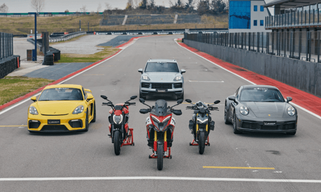 Porsche & Ducati Team Up For A Two-Day Track Experience Event Porsche & Ducati Team Up For A Two-Day Track Experience Event