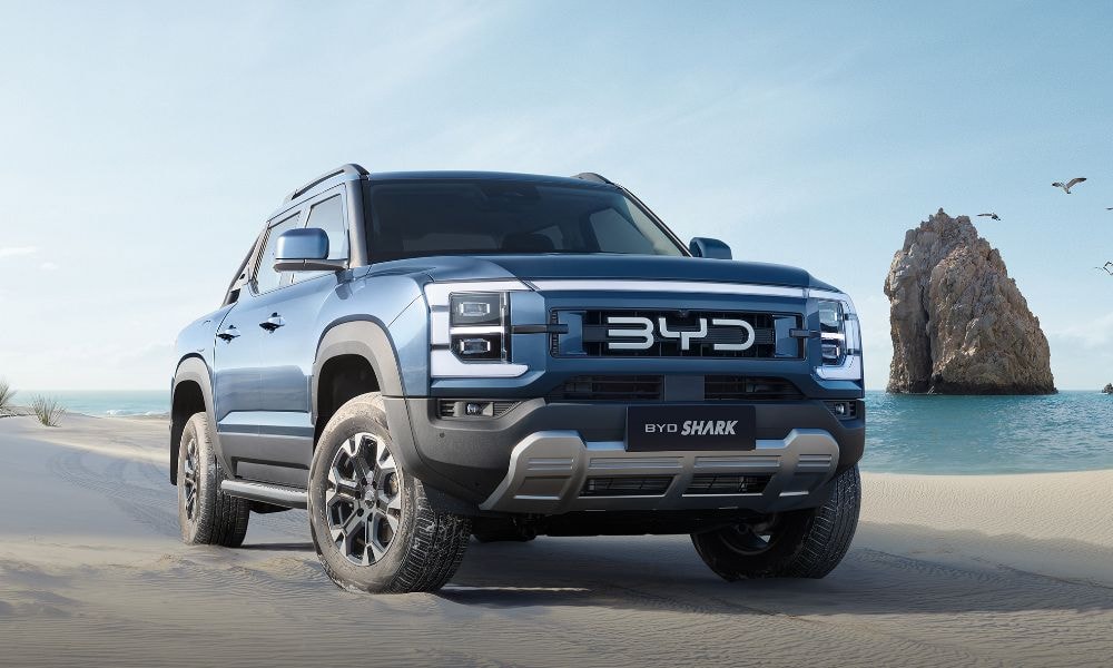 All-New BYD Shark Pickup Unveiled; PHEV Truck Can Go From 0 to 100 kmph In 5.7 Seconds All-New BYD Shark Pickup Unveiled; PHEV Truck Can Go From 0 to 100 kmph In 5.7 Seconds