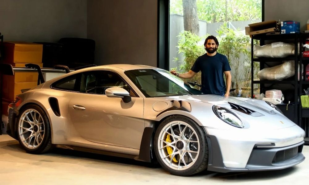 Actor Naga Chaitanya Gets The Porsche 911 GT3 RS  Actor Naga Chaitanya Gets The Porsche 911 GT3 RS