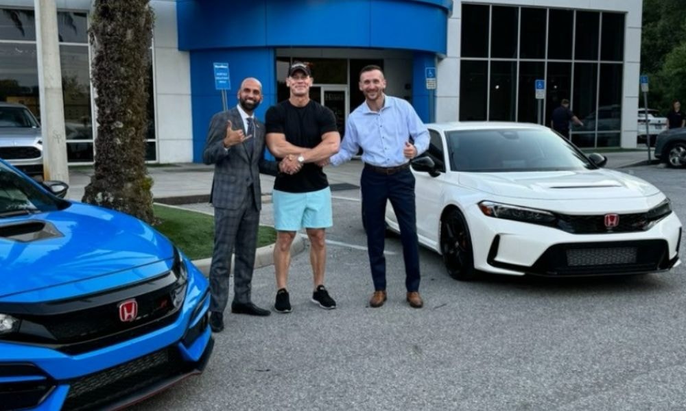 John Cena Buys A 2024 Honda Civic Type R John Cena Buys A 2024 Honda Civic Type R