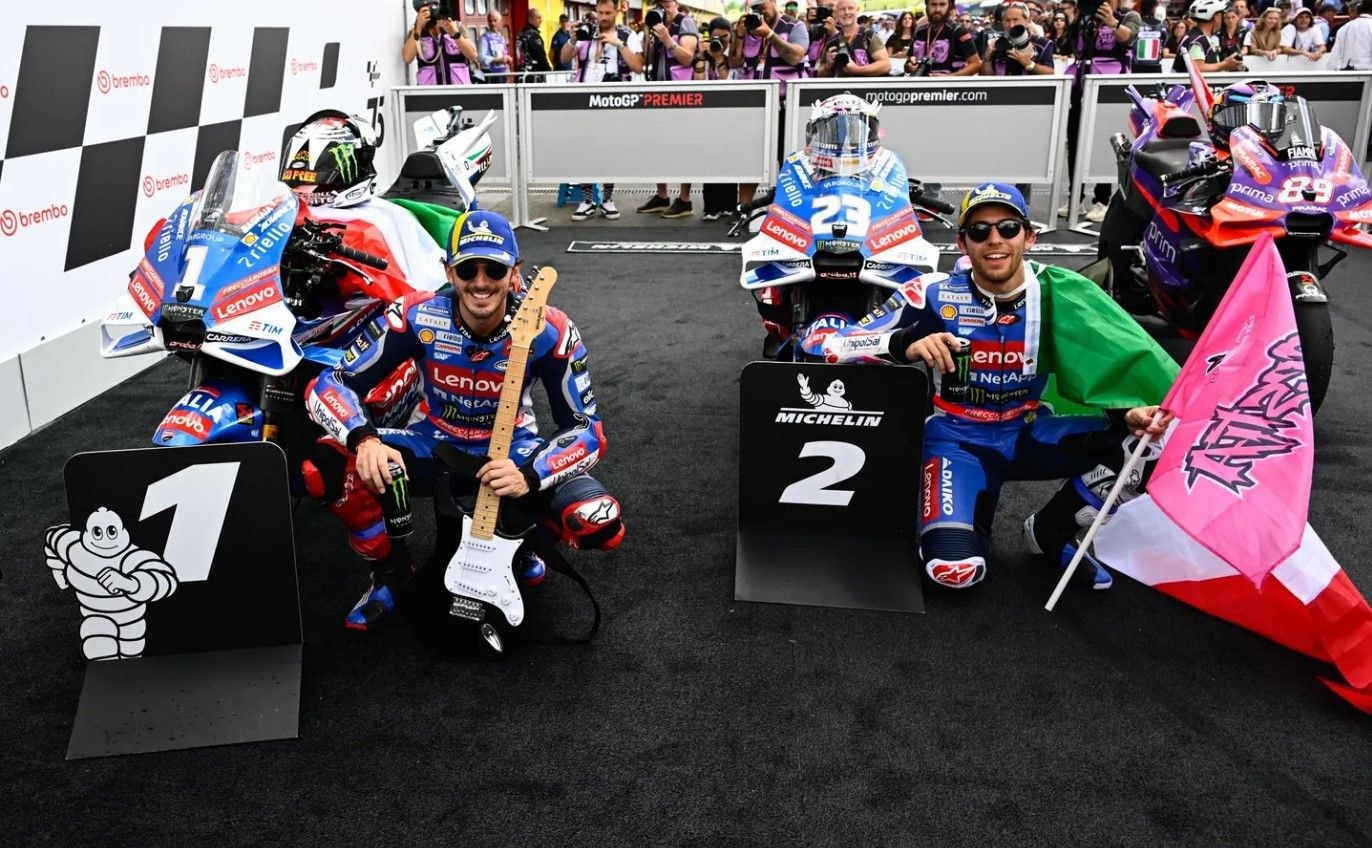 MotoGP: Bagnaia And Bastianini Record Ducati 1-2 Finish at Mugello MotoGP: Bagnaia And Bastianini Record Ducati 1-2 Finish at Mugello