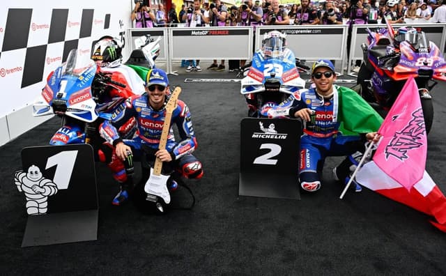 MotoGP: Bagnaia And Bastianini Record Ducati 1-2 Finish at Mugello Bagnaia completed the dream double in front of his adoring home crowd, with compatriot and teammate Bastianini stealing second.